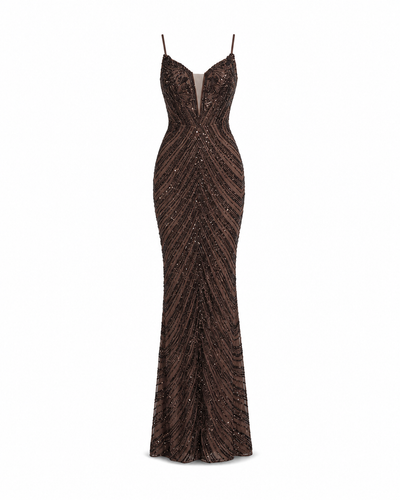Peille Sequin Gown
