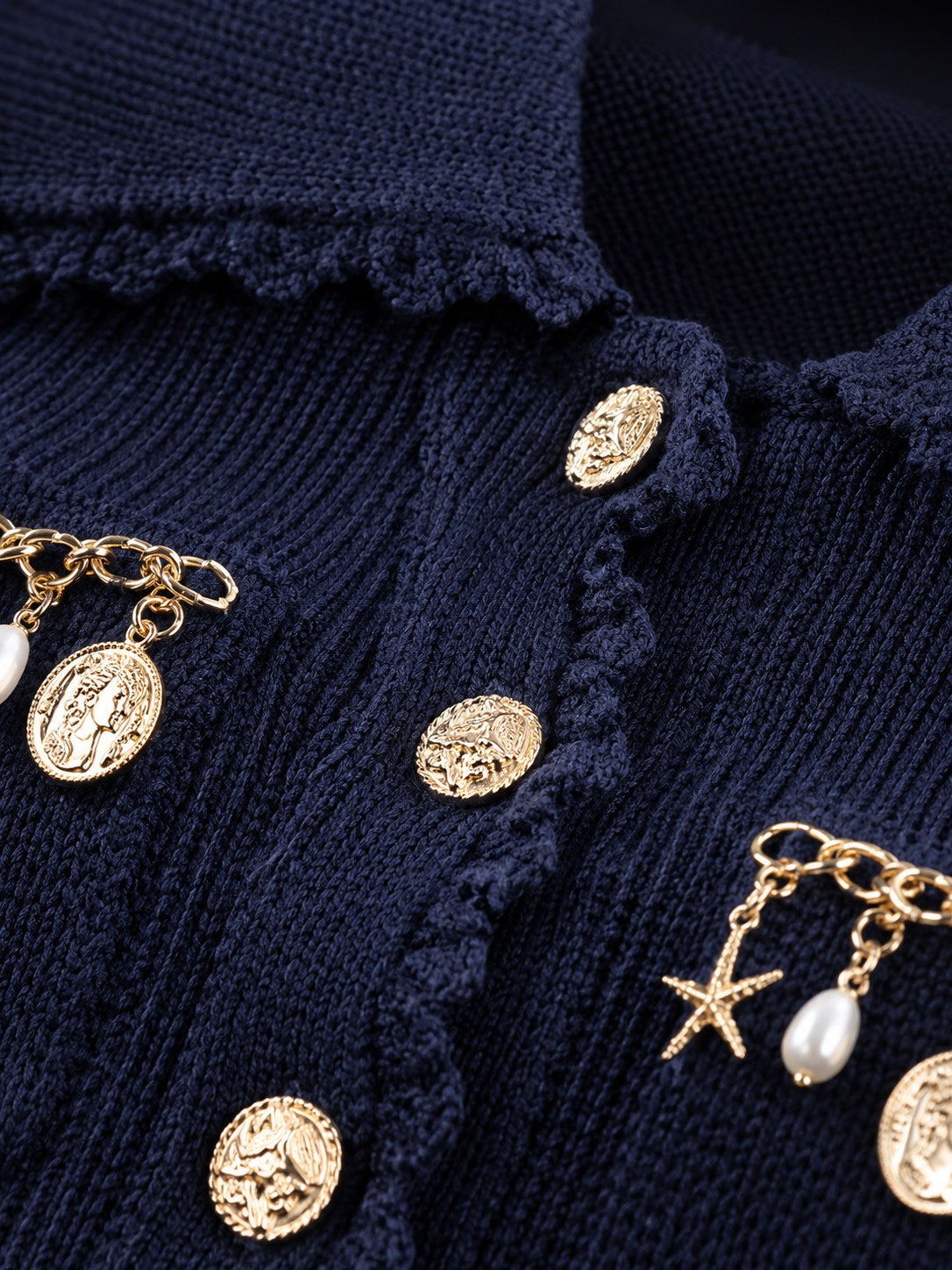 Garoupe Peplum Knit Set