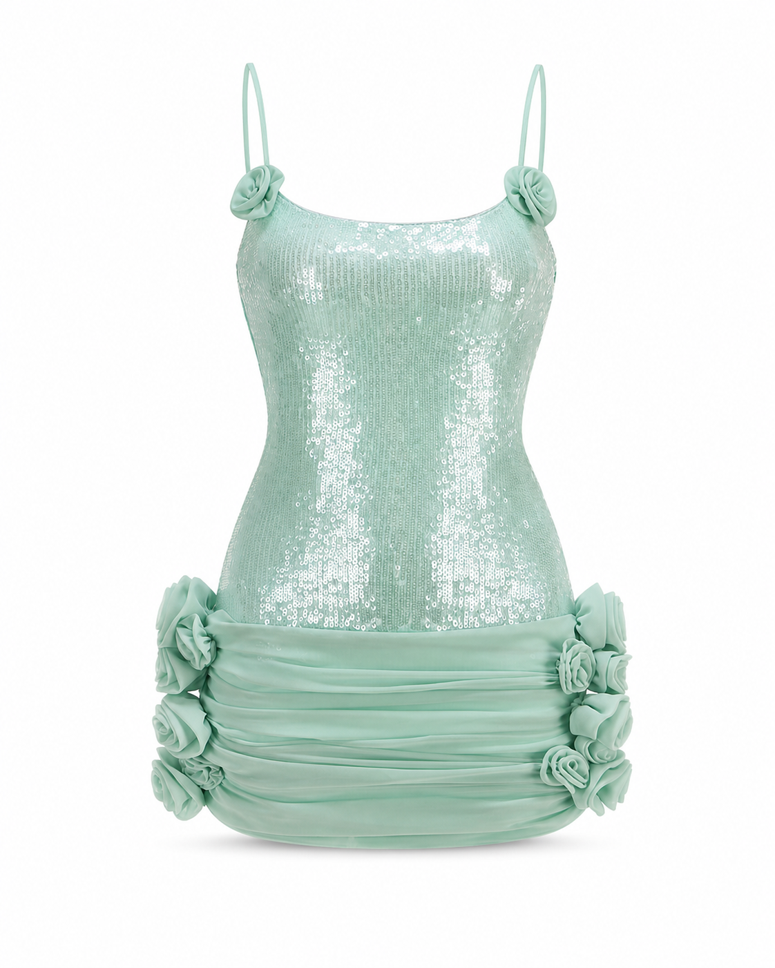 La Turbie Rosette Mini Dress