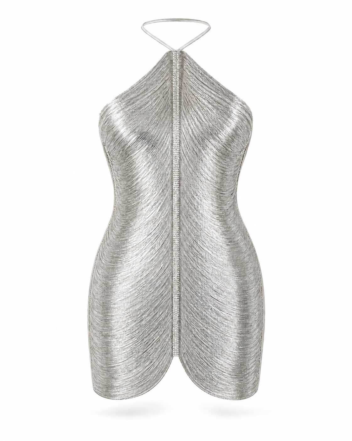 Valescure Lamé Mini Dress