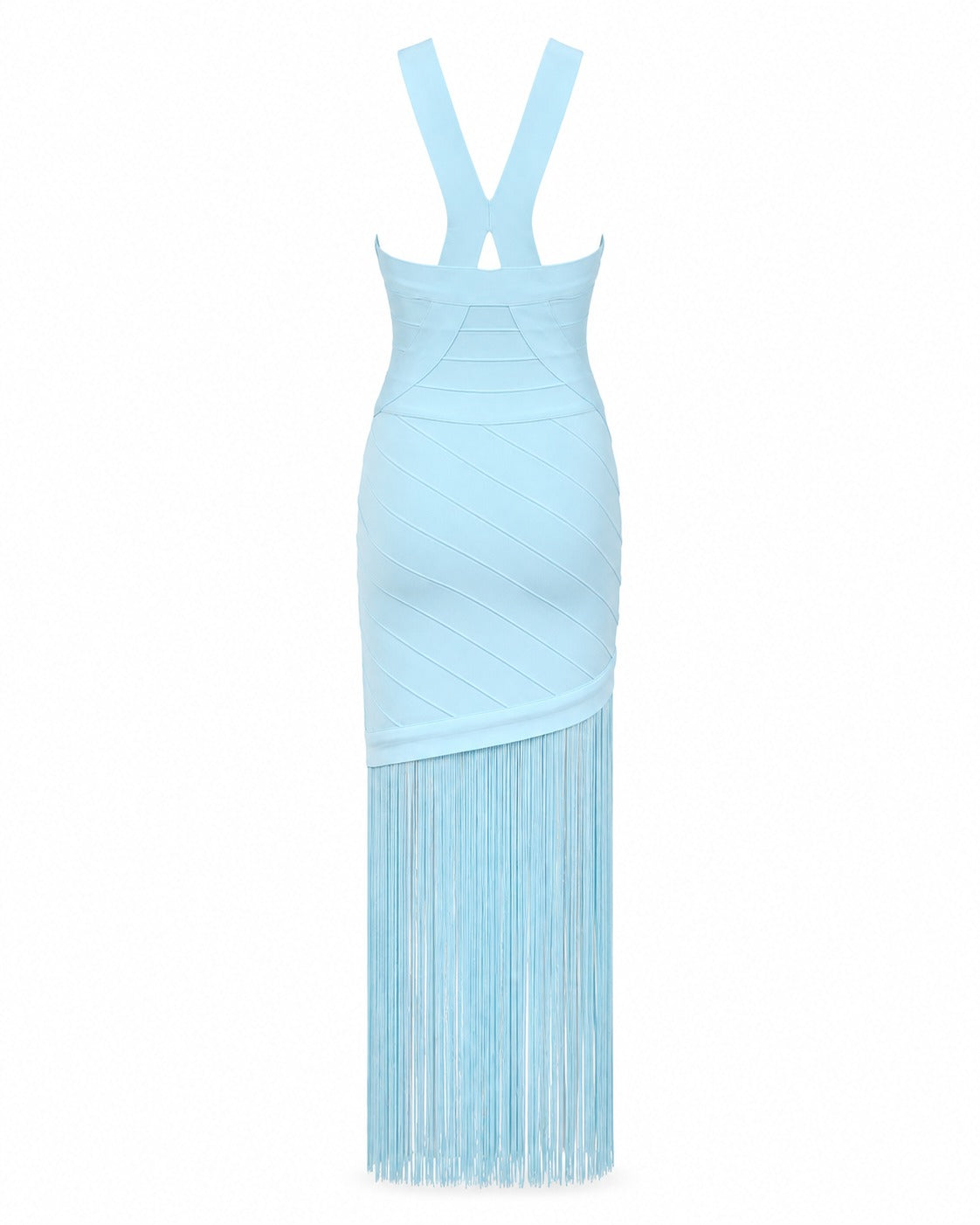 Lavandou Fringe Gown