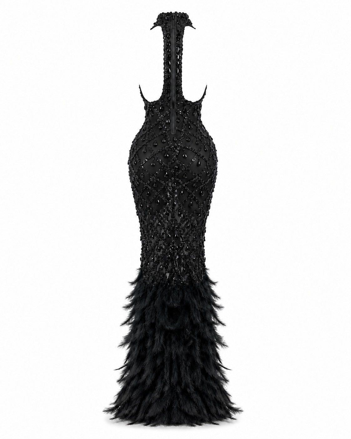 Gassin Feather Gown