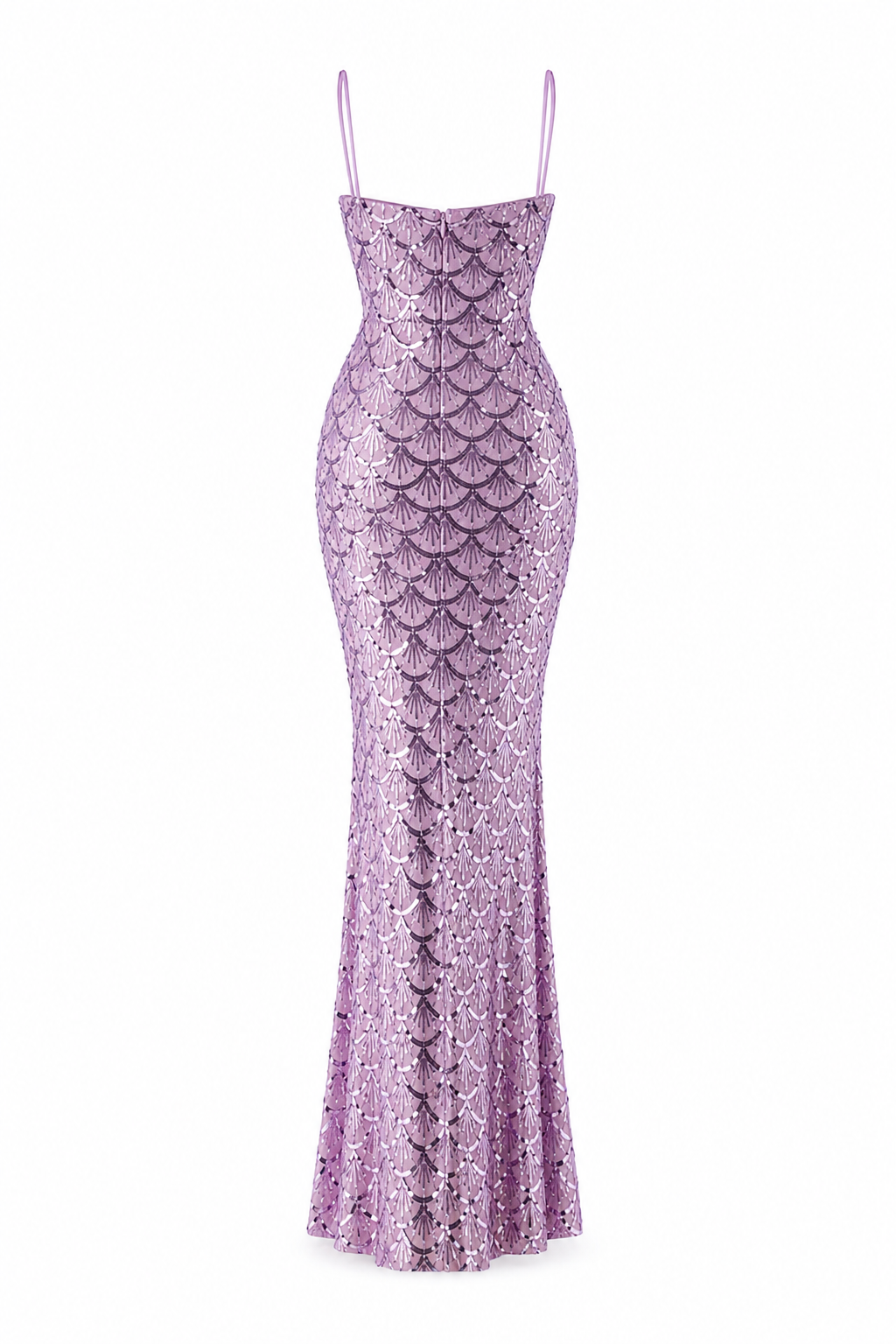 Saorge Sequin Fishtail Gown