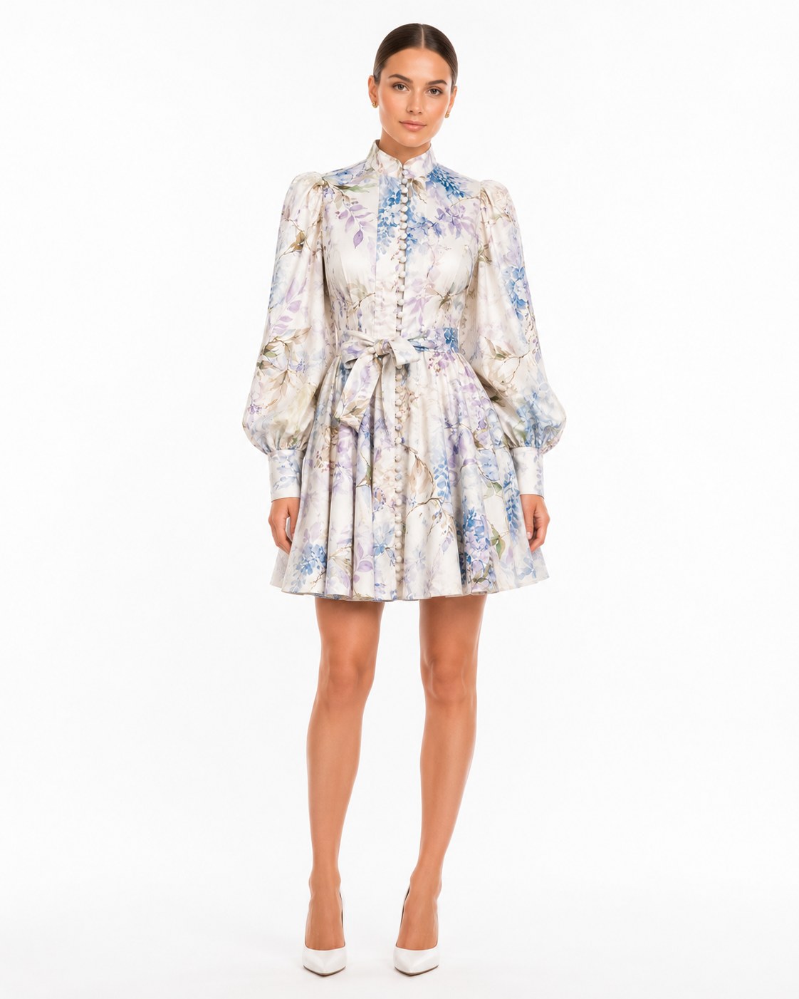 Carqueiranne Porcelain Print Dress