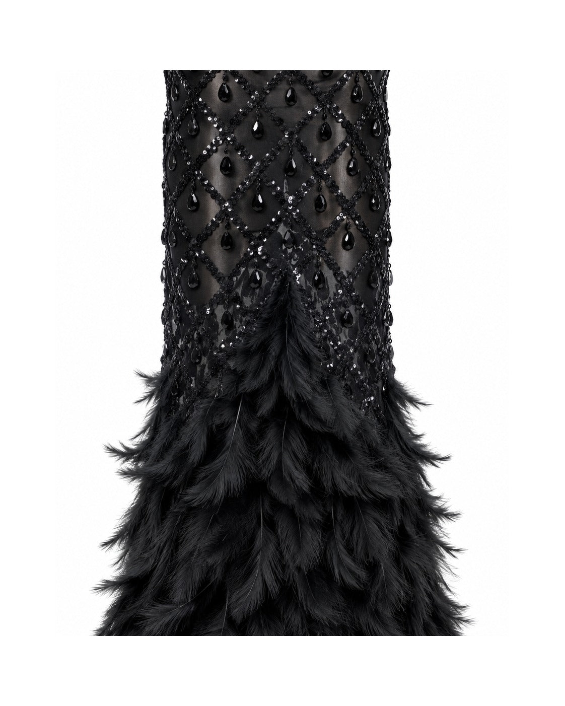 Gassin Feather Gown