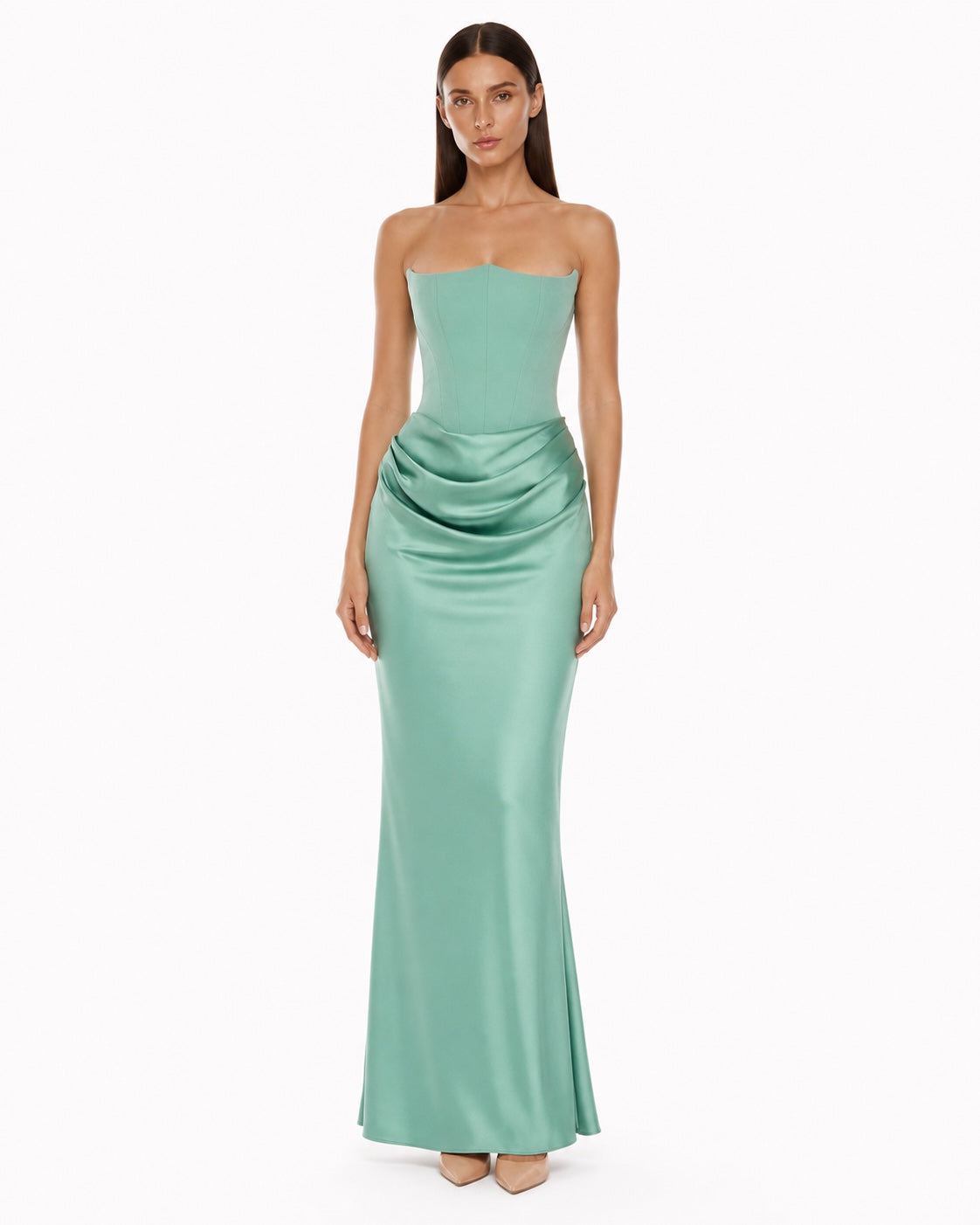La-Môle Satin Gown