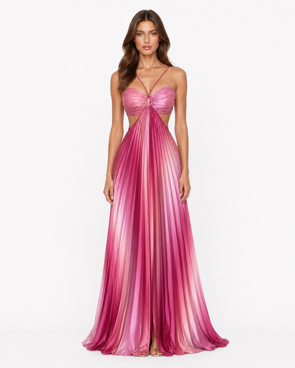 Draguignan Ombré Gown on model
