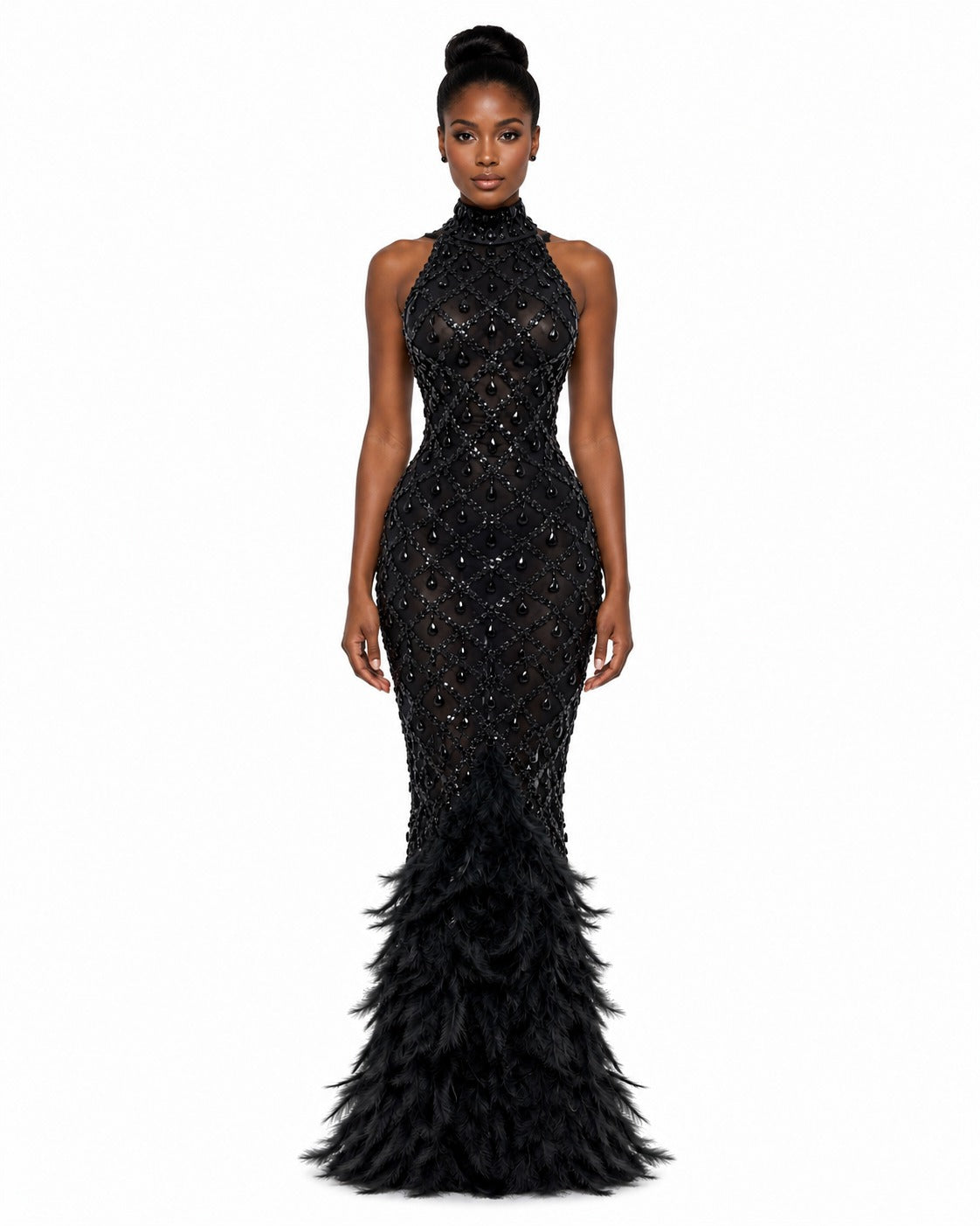 Gassin Feather Gown