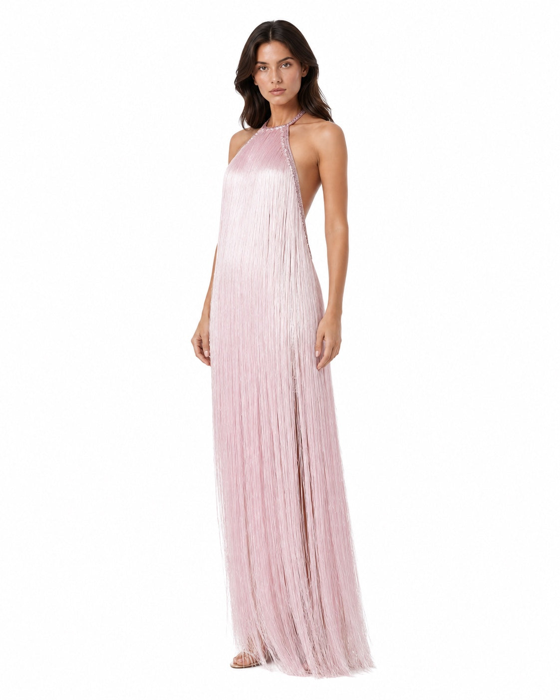Apt Fringe Gown