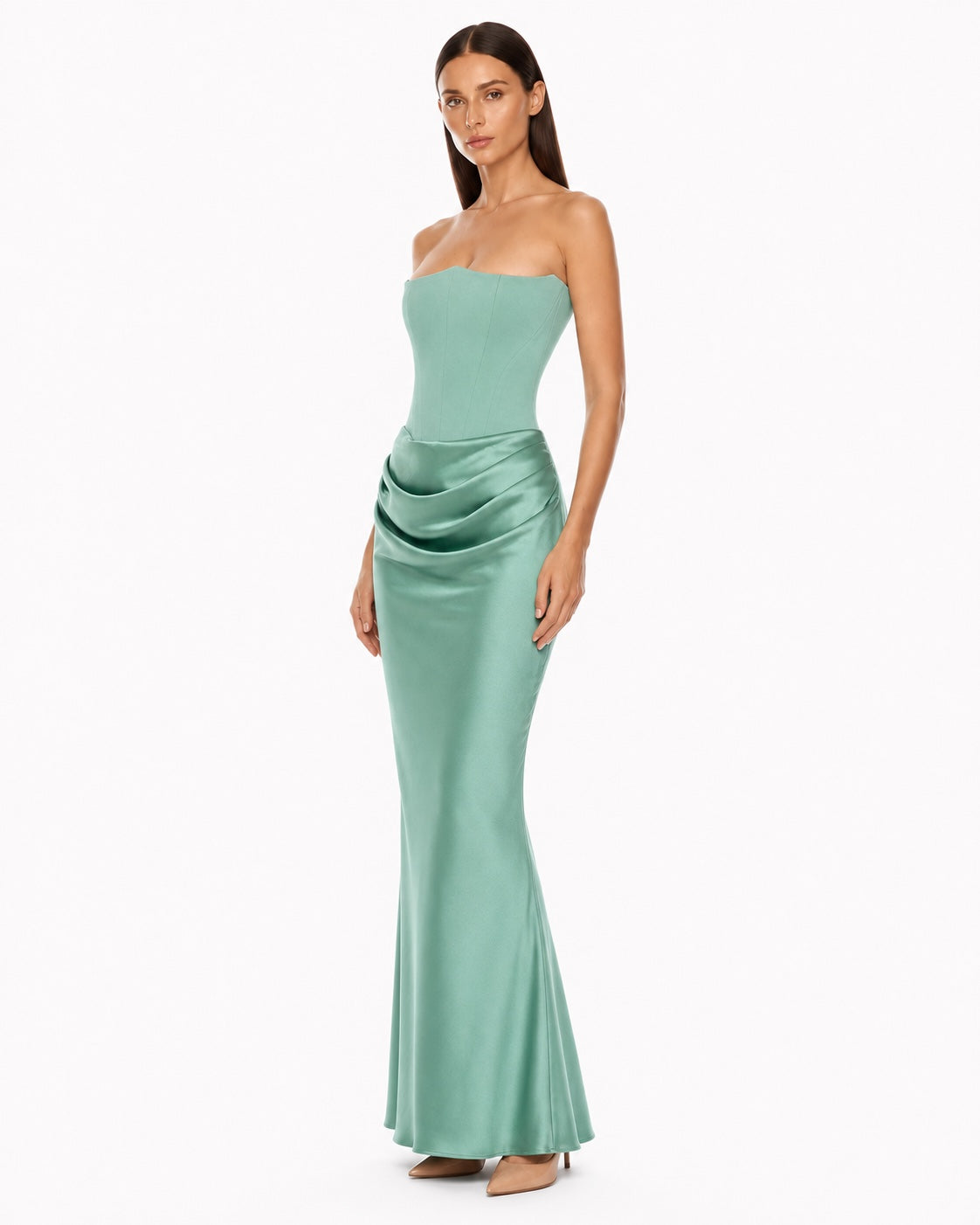 La-Môle Satin Gown