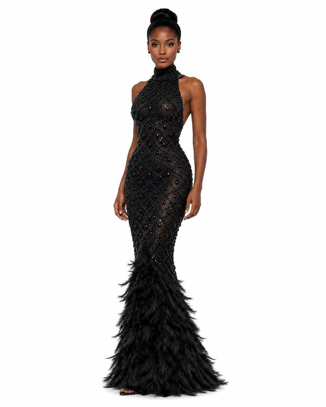 Gassin Feather Gown