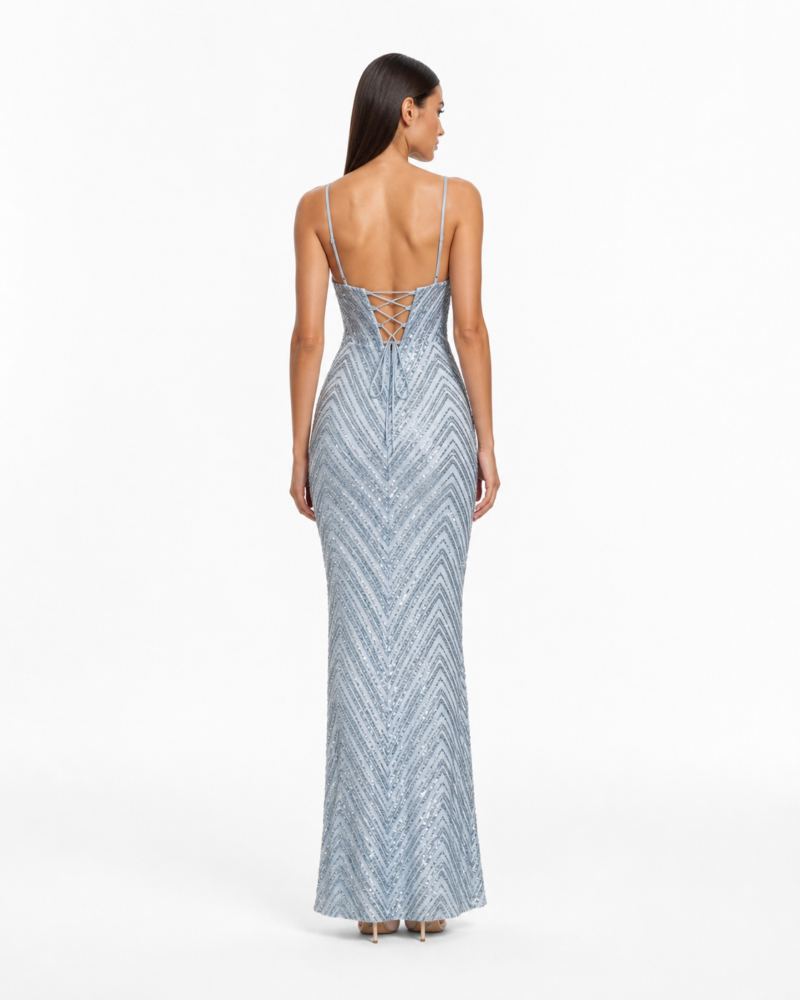Sainte-Agnès Sequin Gown