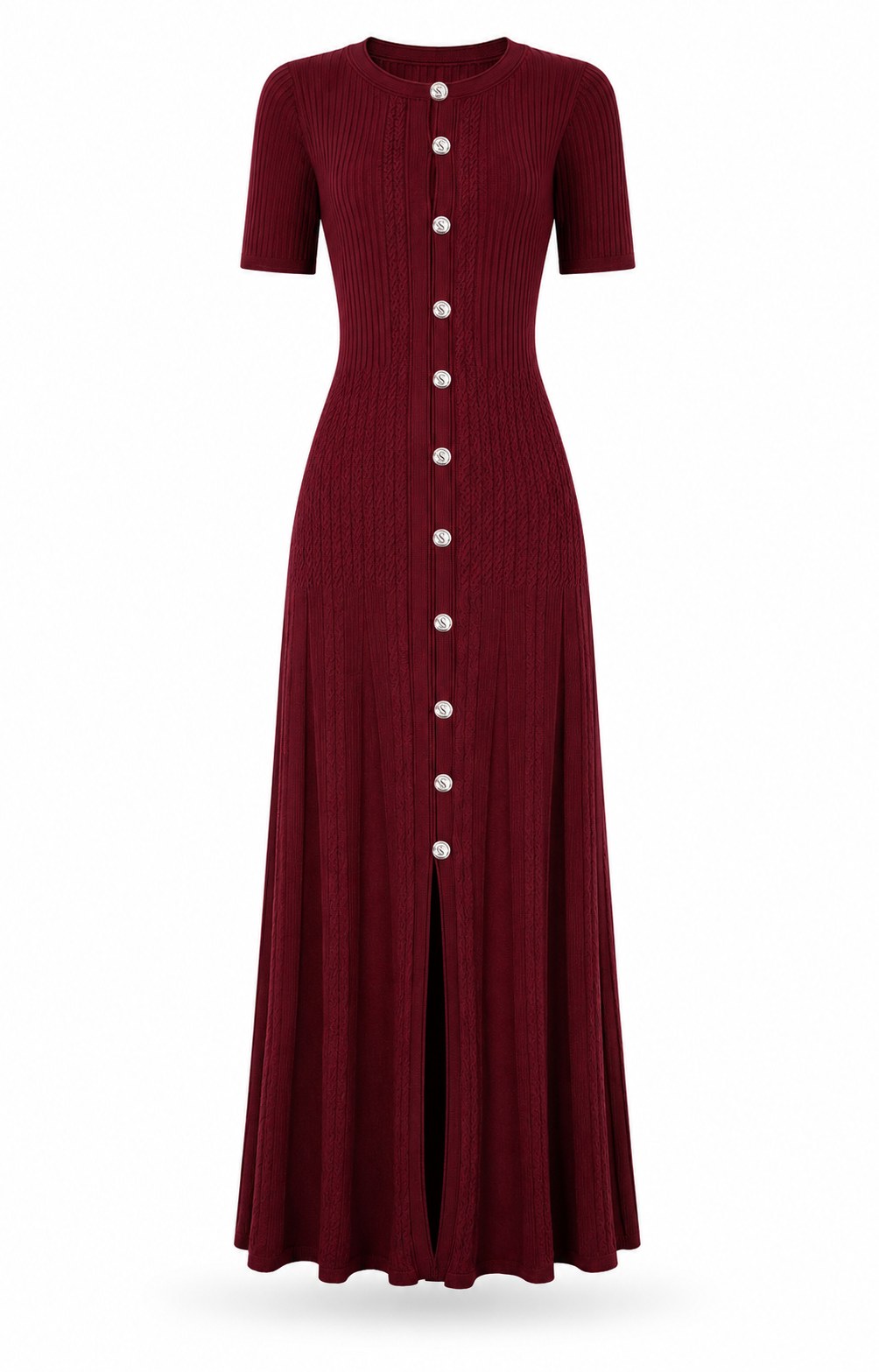 Argentière Strick-Maxikleid