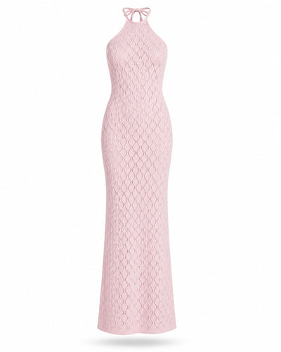 Robe Maxi au Crochet Cadière