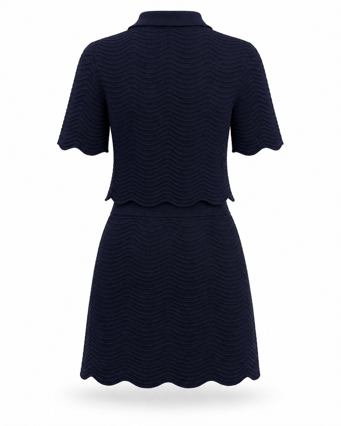 Miramar Scalloped Knit Set