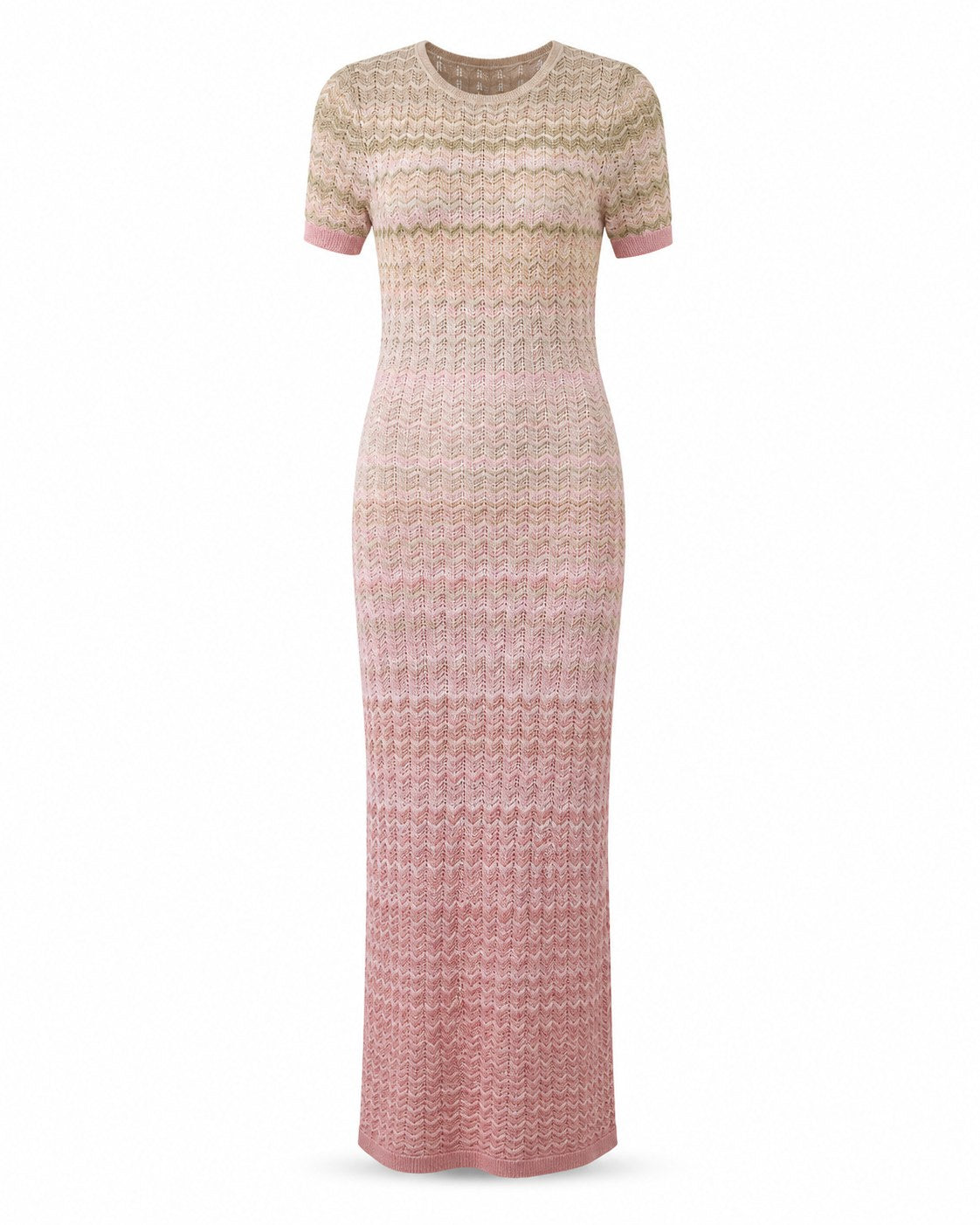 Coaraze Strick-Maxikleid mit Ombré-Effekt