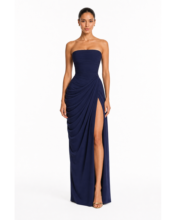 Marseille Draped Gown on model