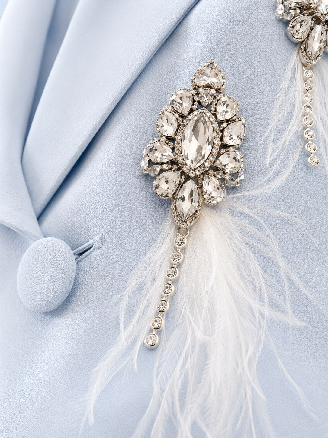 Fréjus Traje con Botones de Cristal