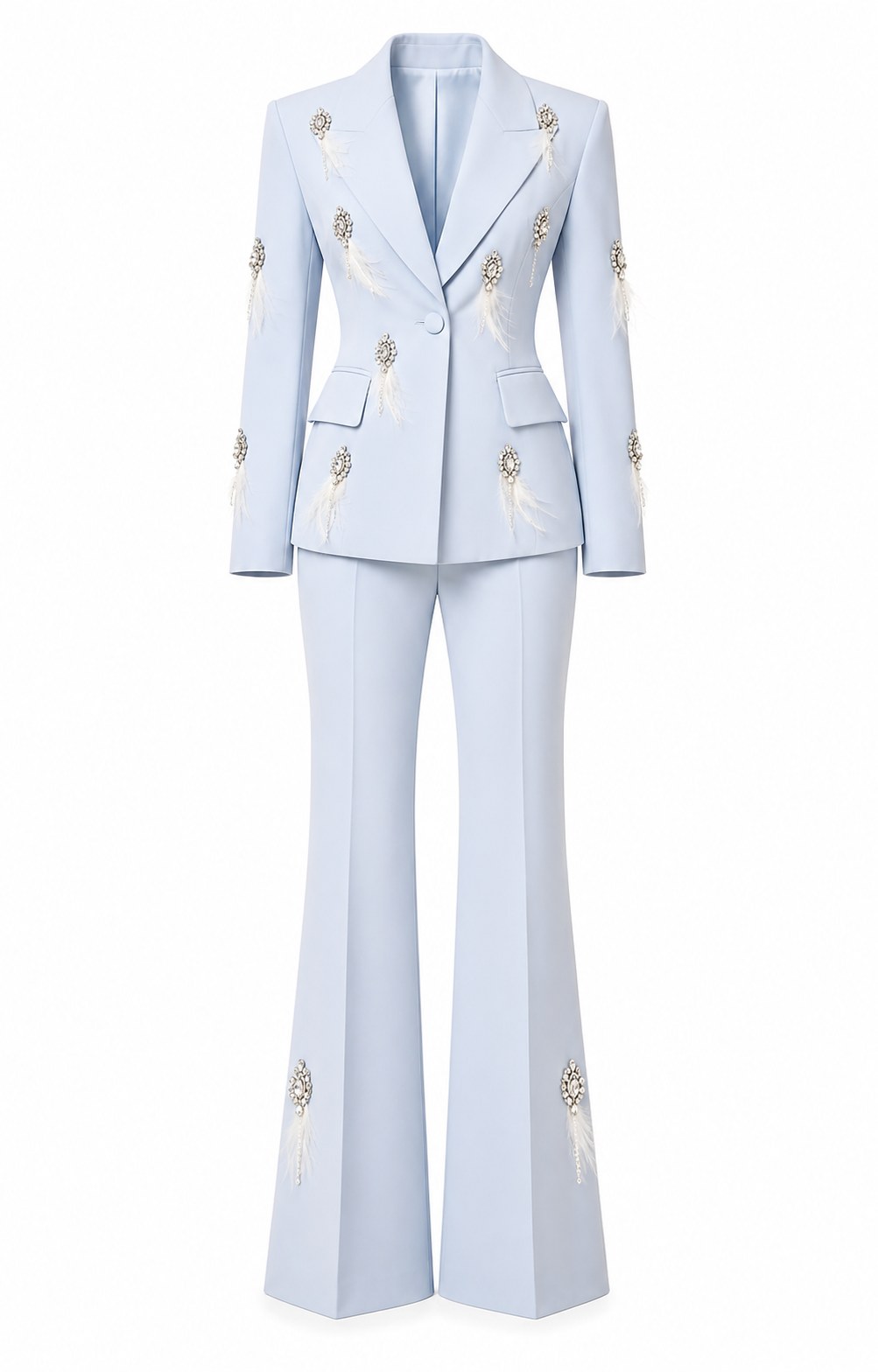 Fréjus Traje con Botones de Cristal