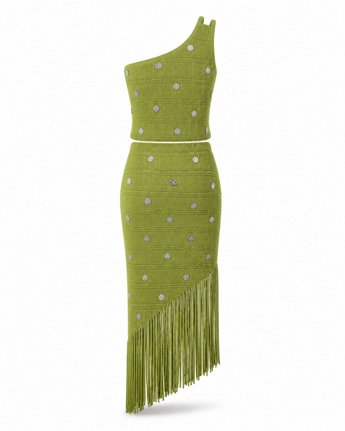 Tahiti Maxikleid mit Fransen