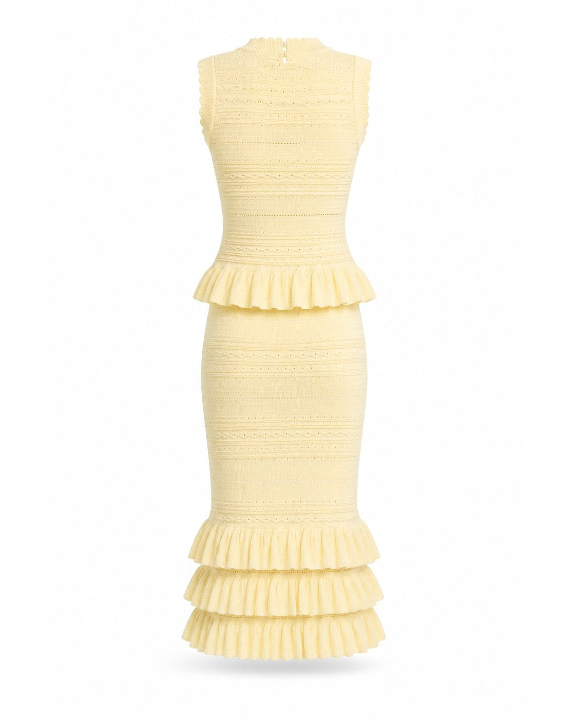 Bormes Pointelle Midi Dress