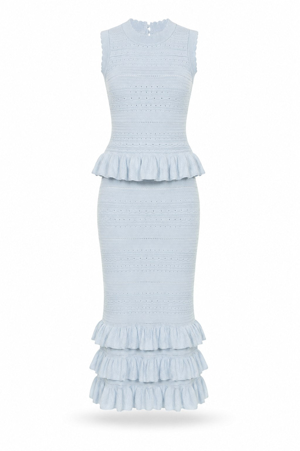 Lavandou Pointelle Midi Dress