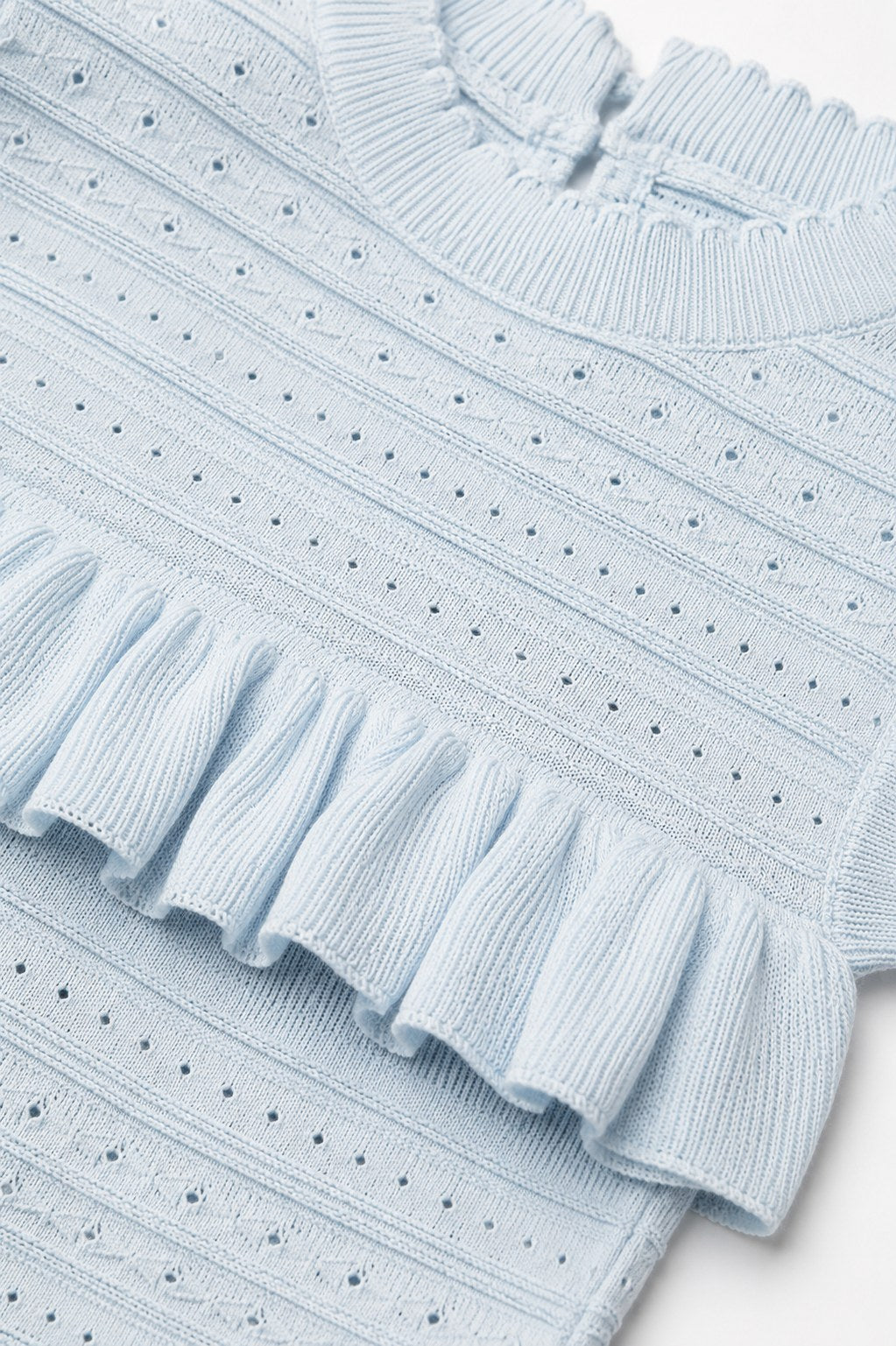 Lavandou Pointelle Midi Dress