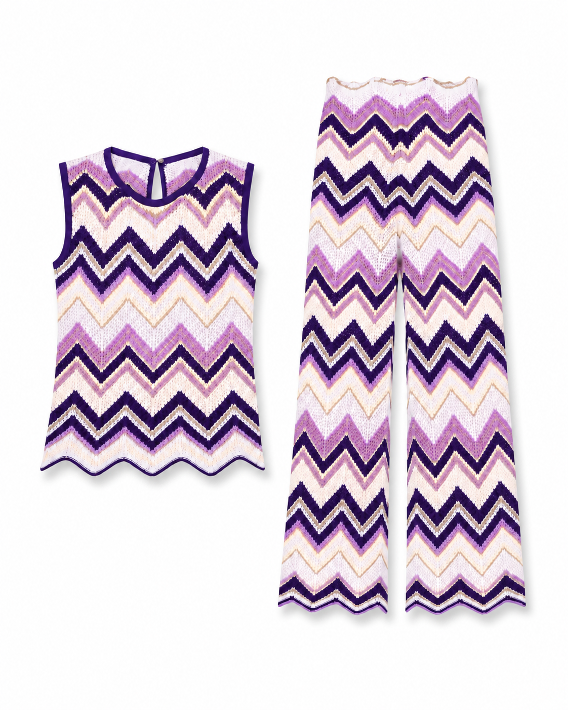 Grasse Chevron Knit Set