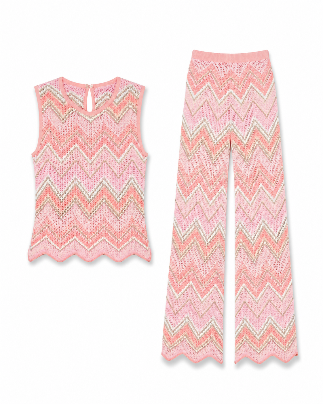 Ramatuelle Chevron Knit Set