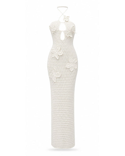 Robe longue en crochet Aiguines