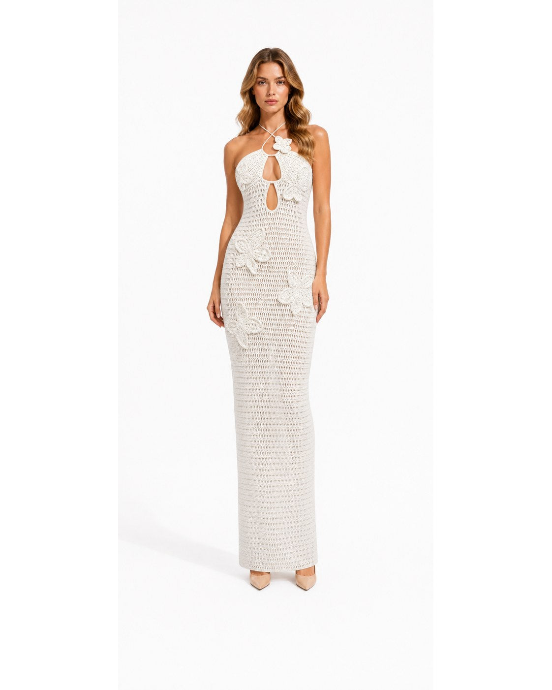 Aiguines Crochet Maxi Dress