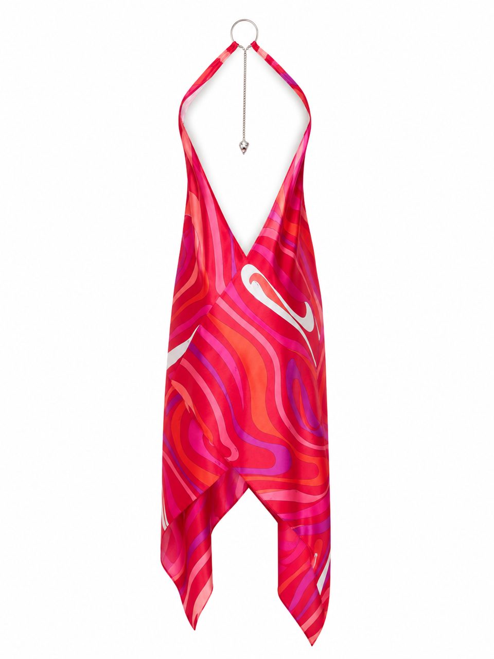 Bougainville Scarf Halter Dress
