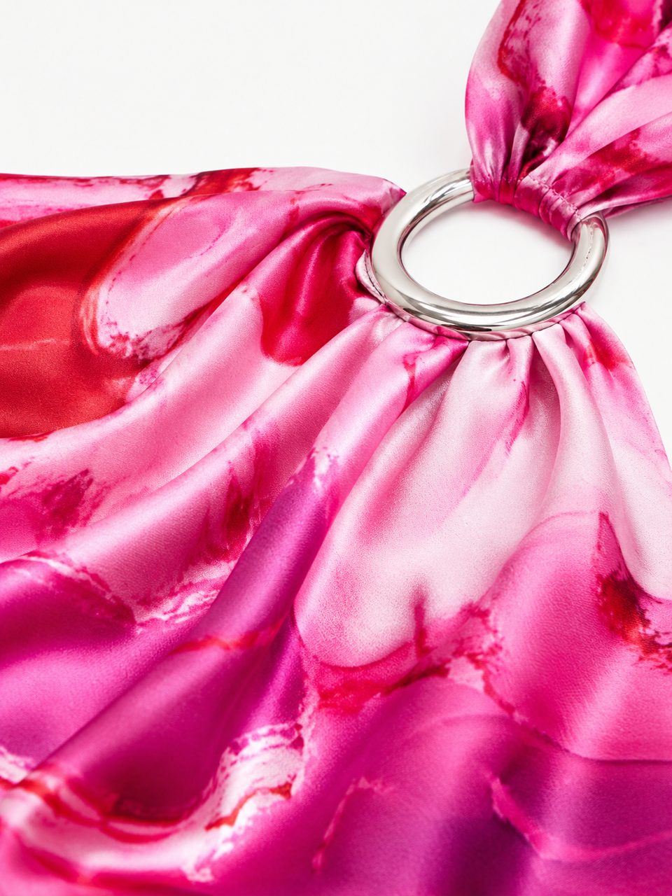 Bougainville Scarf Halter Dress