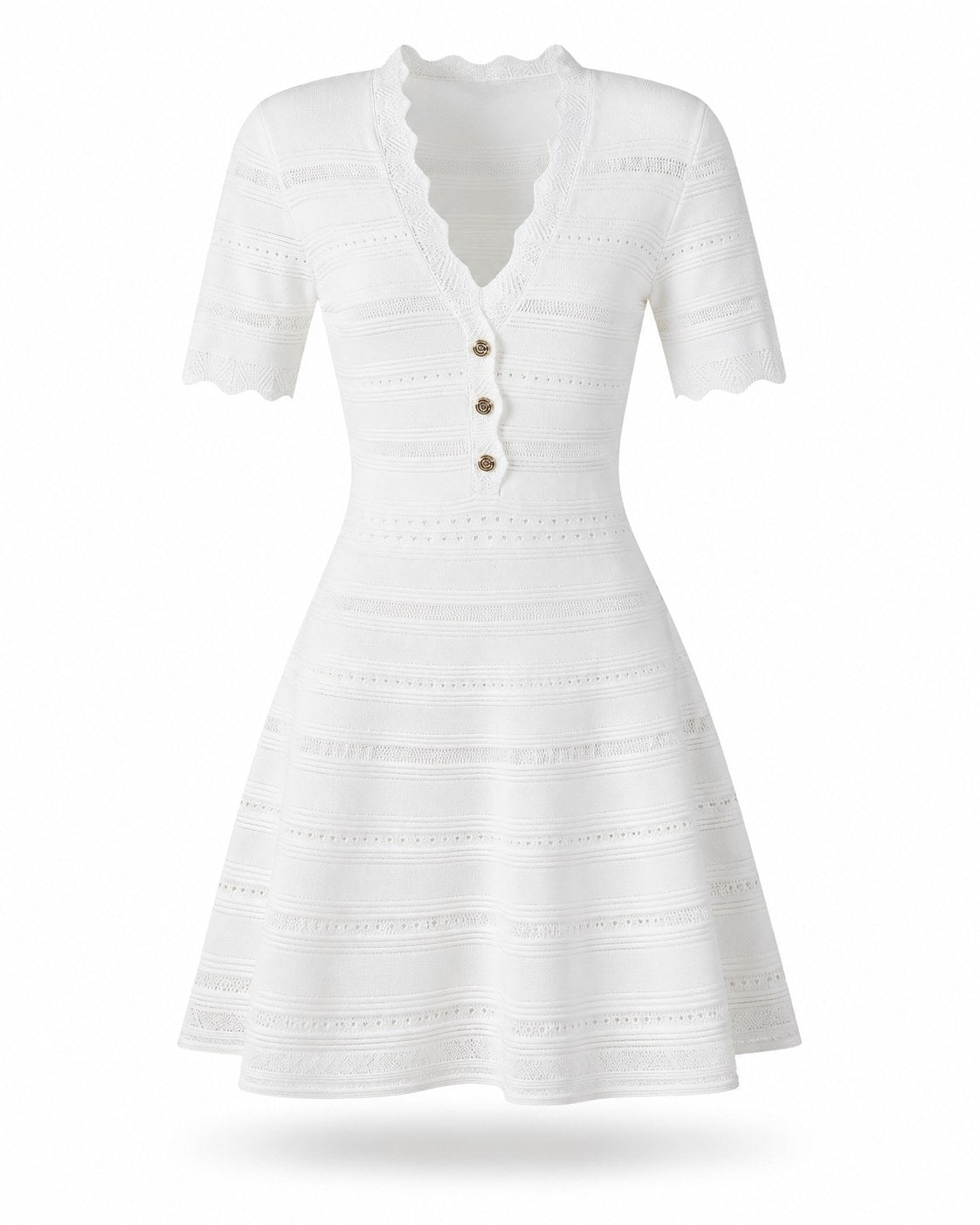 Èze Button Mini Dress