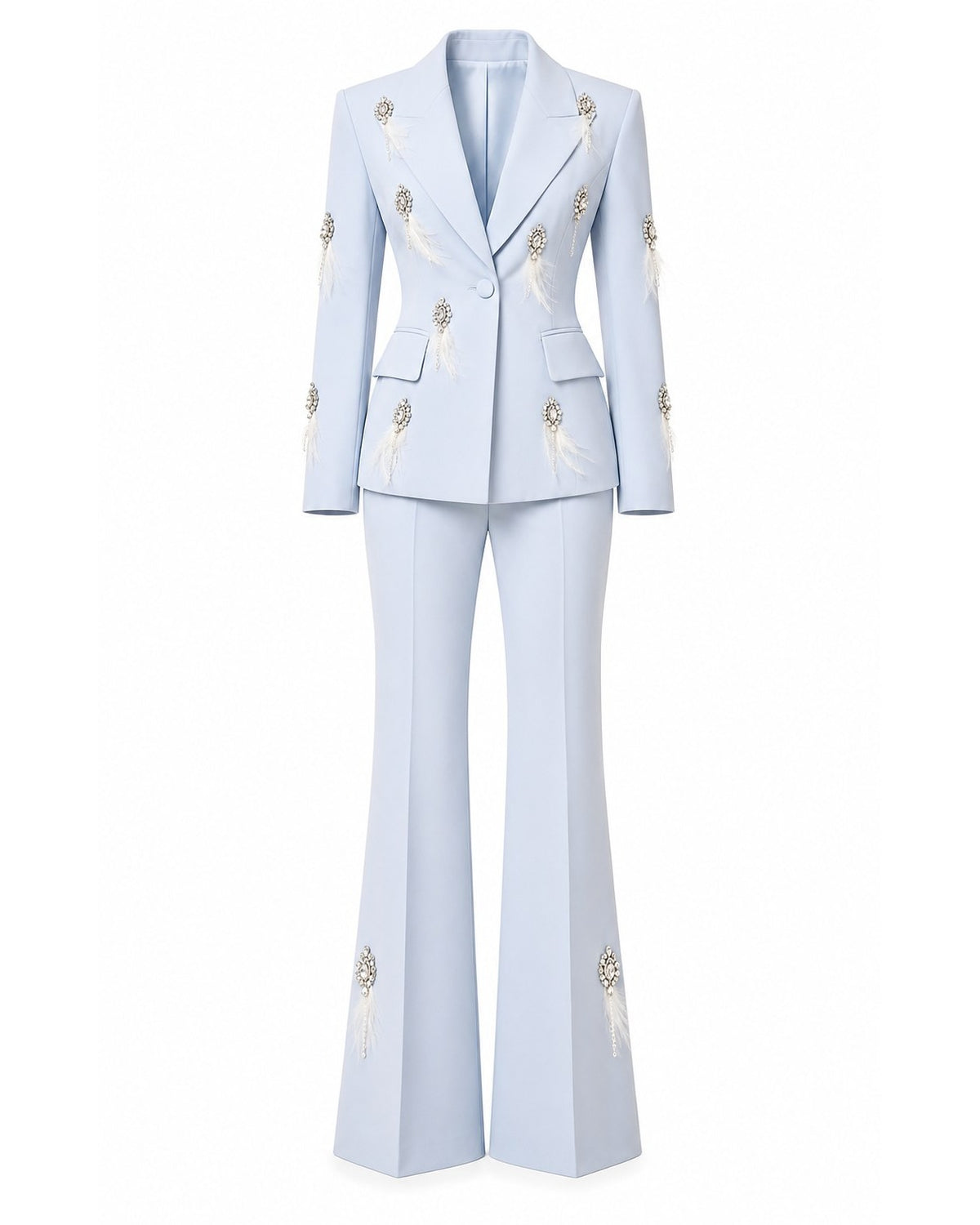 Fréjus Crystal Button Suit
