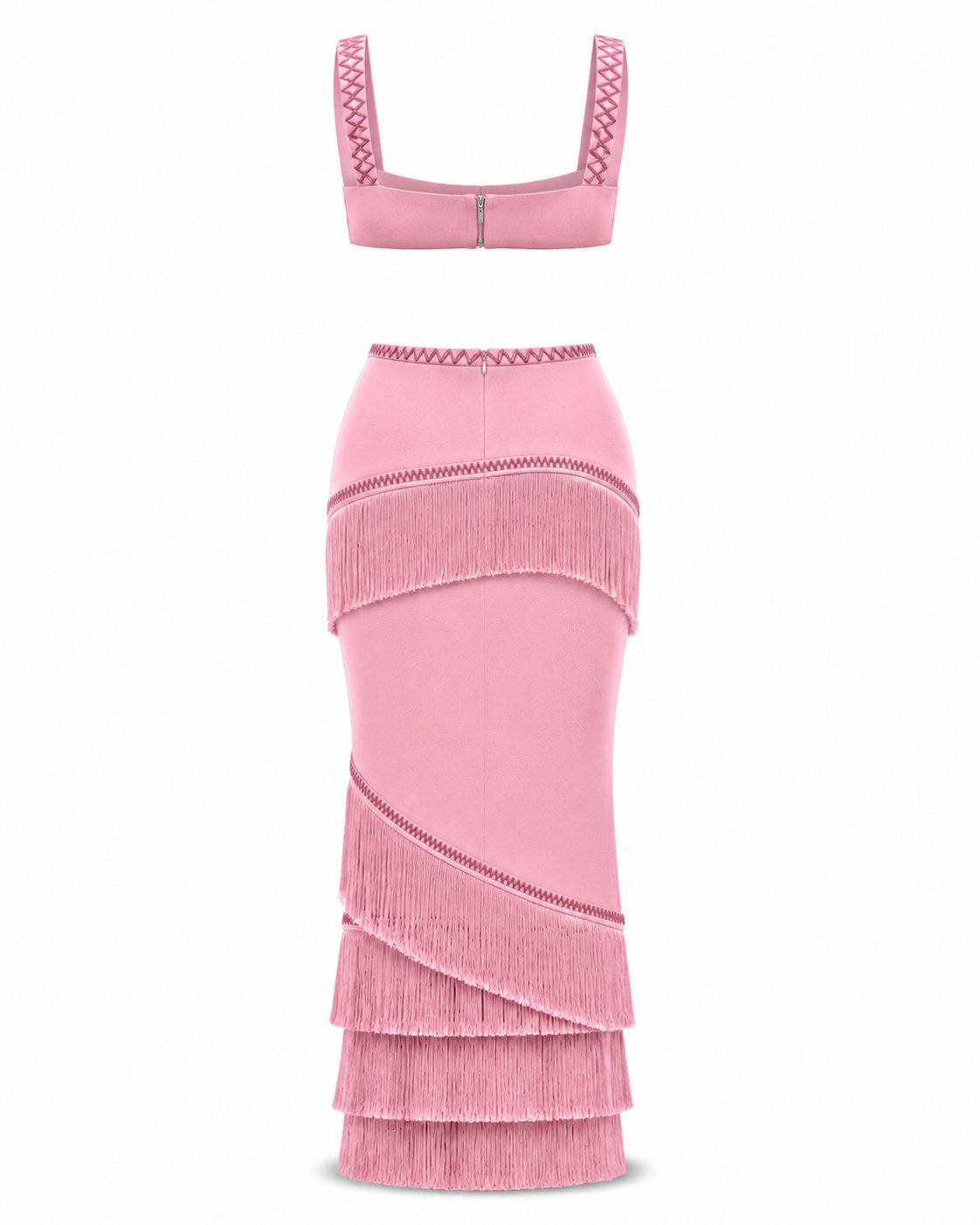 Gourdon Fringed Cutout Gown