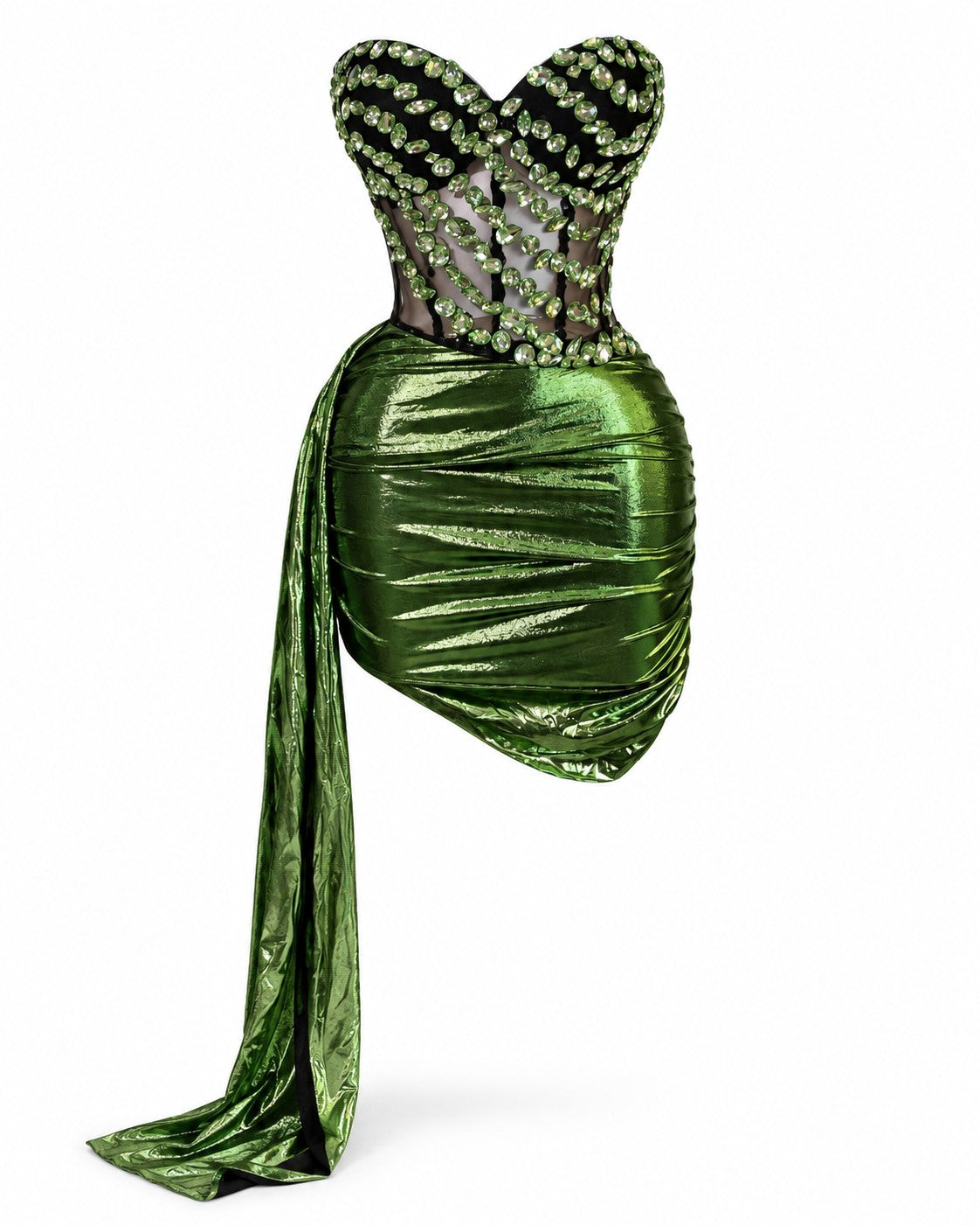 Gourdon Crystal Mini Dress