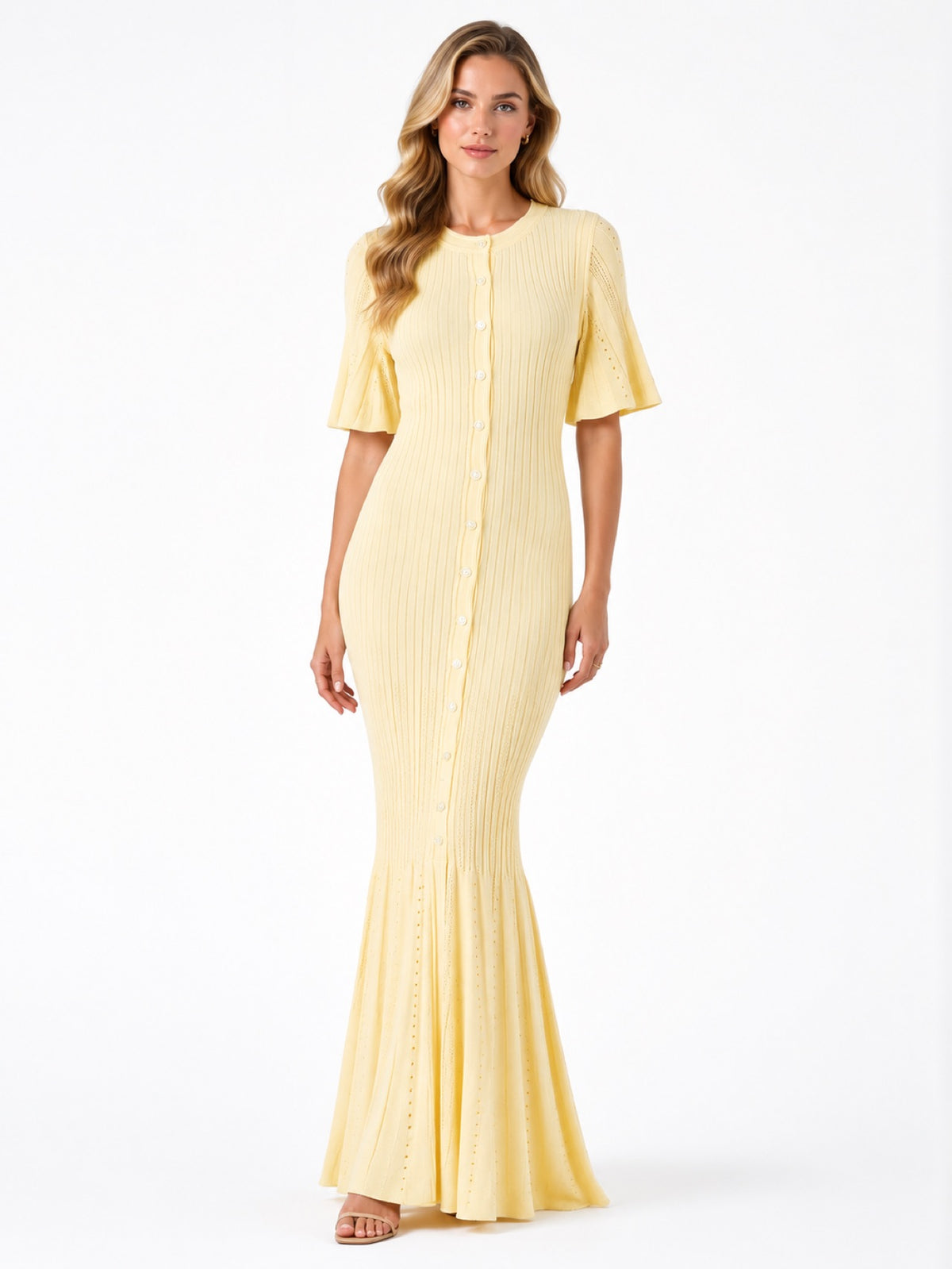 Limoncello Knit Maxi Dress