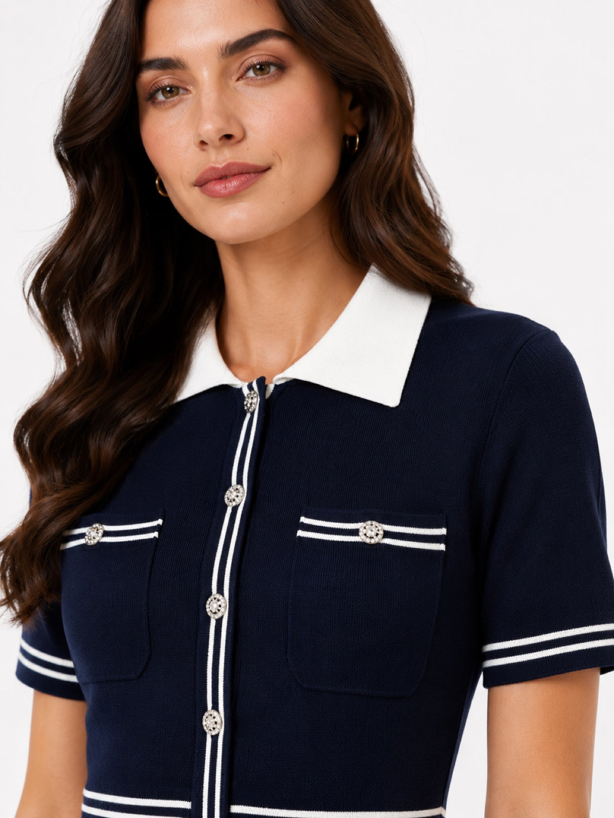 Nautique Polo Midi Dress