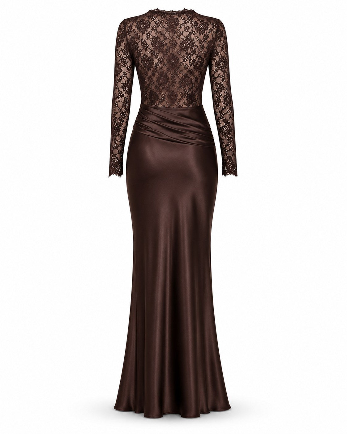 Vestido de gala de encaje Négresco