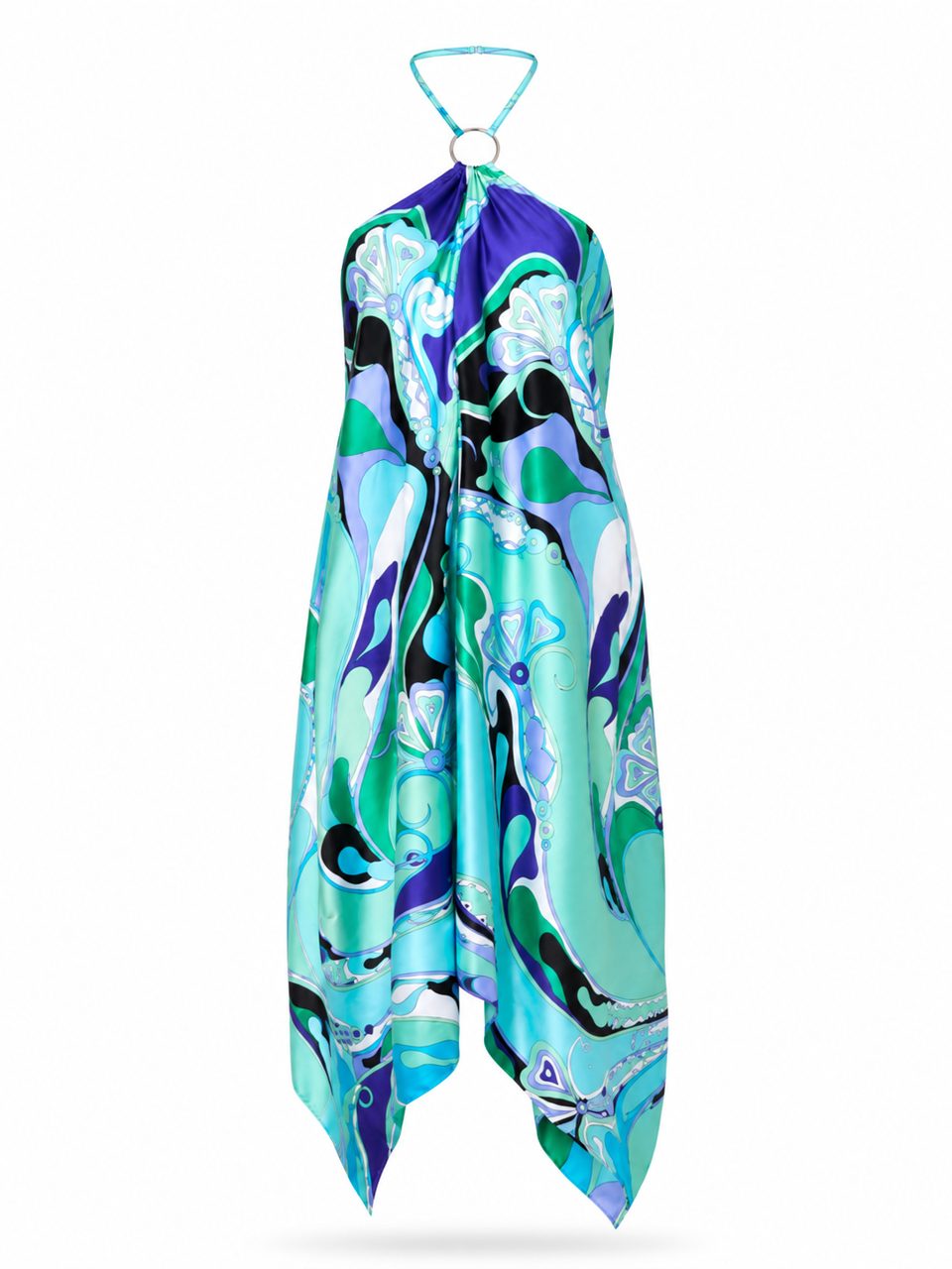 Portofino Scarf Halter Dress