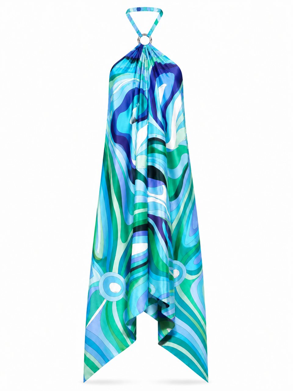 Portofino Scarf Halter Dress