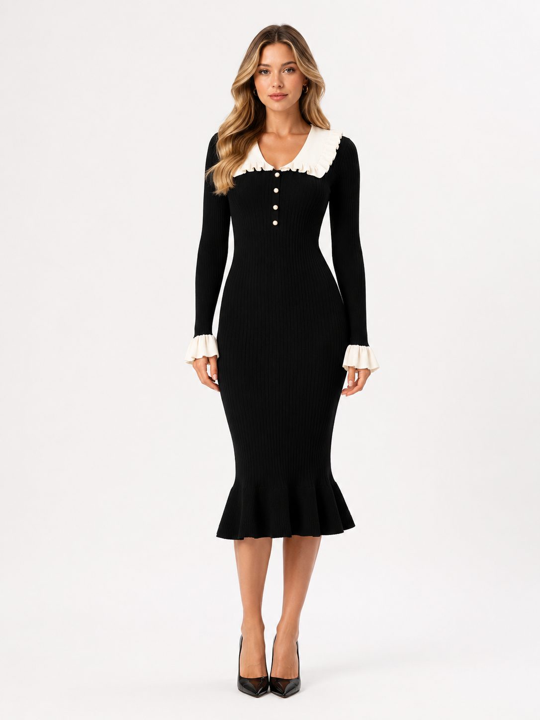 Sirène Knit Midi Dress