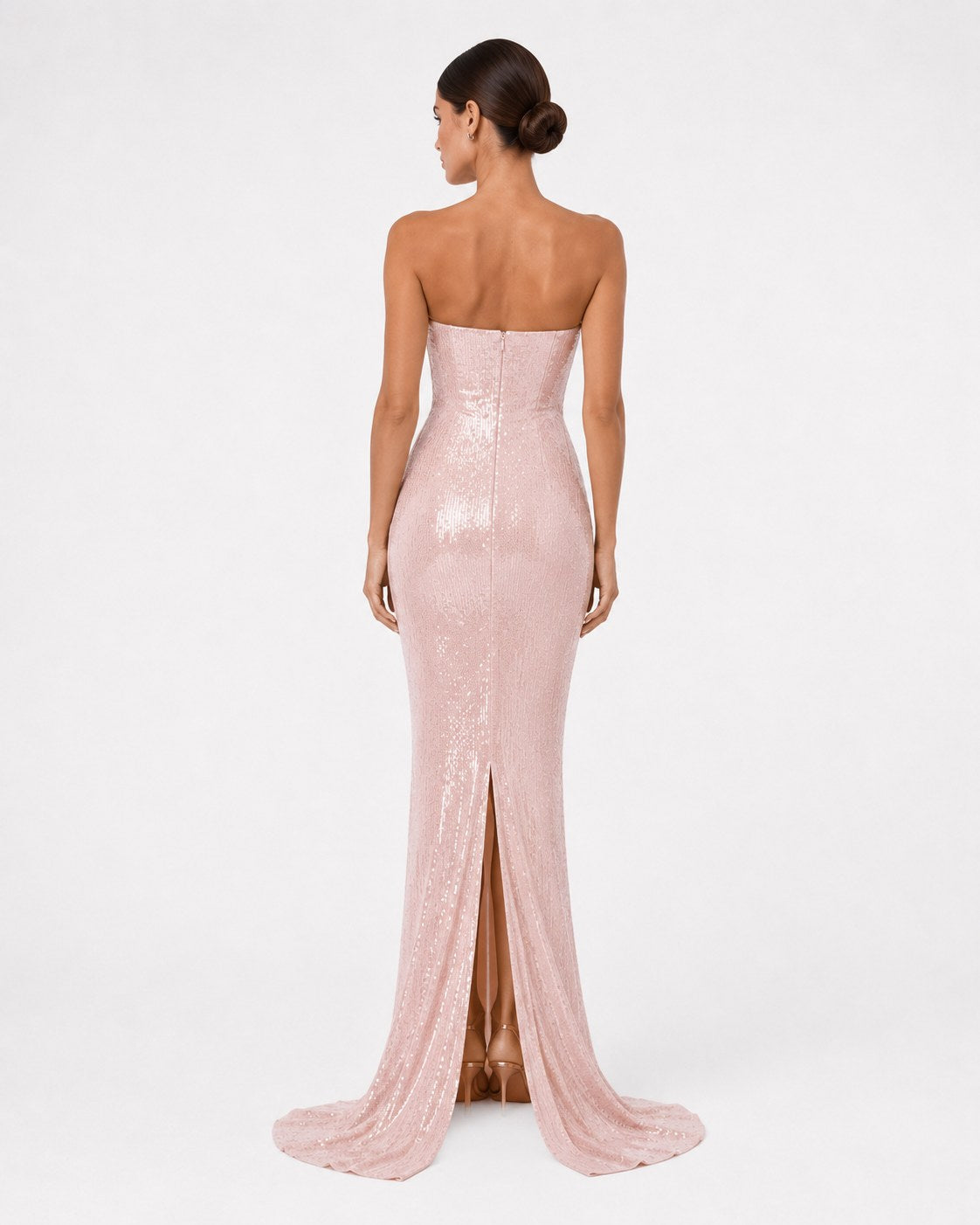 Vence Sequin Fishtail Gown