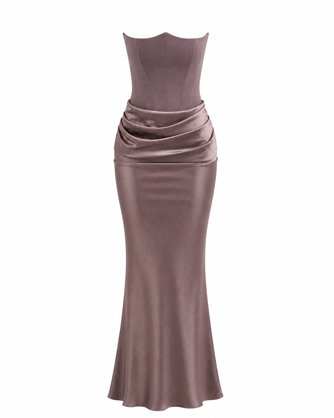 La-Môle Taupe Gown