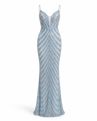 Sainte-Agnès Sequin Gown