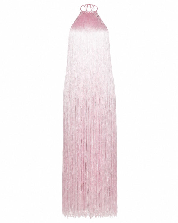 Apt Fringe Gown