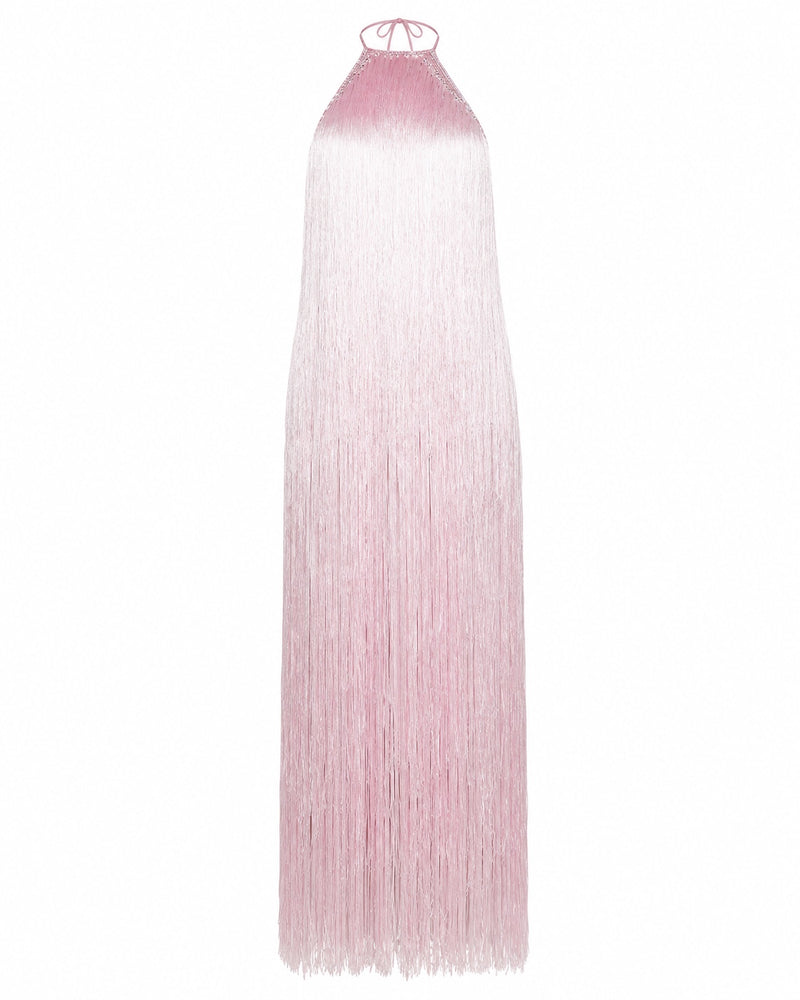 Apt Fringe Gown