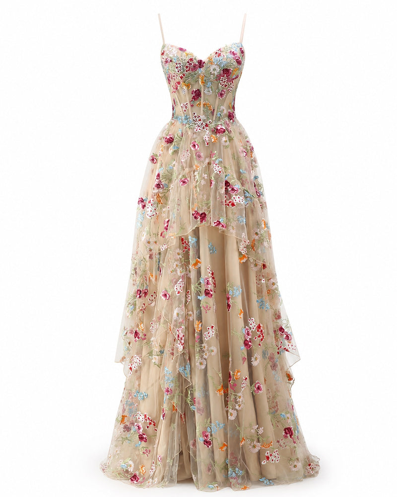 Valensole Floral Gown