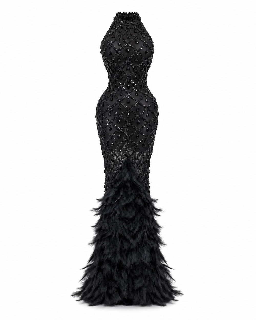 Gassin Feather Gown